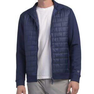 IBKUL Insulated Wind Resistant And Water Repellent Jacket  Navy